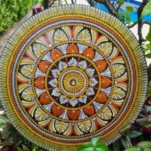 Mandala Branca Amarela