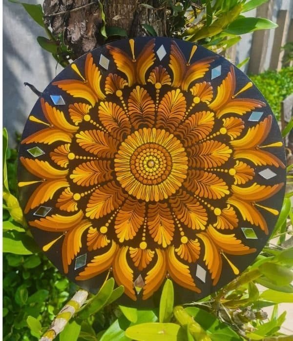Mandala Amarelo Dourado